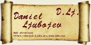 Daniel Ljubojev vizit kartica